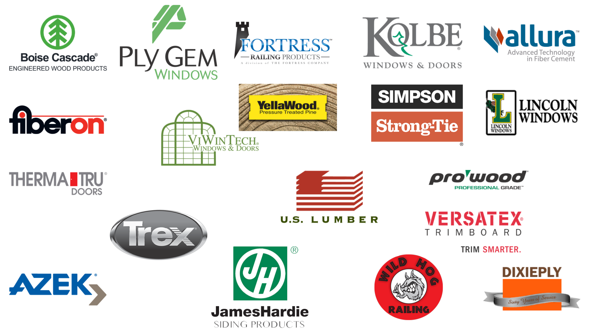 partners image with multiple industry logos